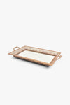 Charlotte Rust Effect Mirror Tray Set (Set of 3 Trays)