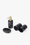 WEB Art Black Bath Set