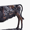 ANTIQUE BRONZE COW DUO SCULPTURE