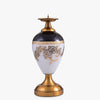 AMELIE COPPER AND GLASS CANDLE HOLDER