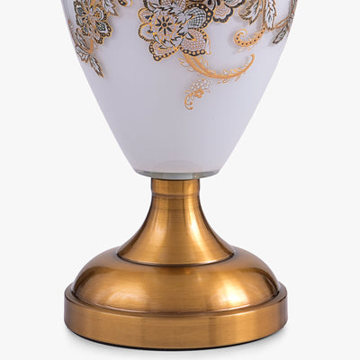 AMELIE COPPER AND GLASS CANDLE HOLDER