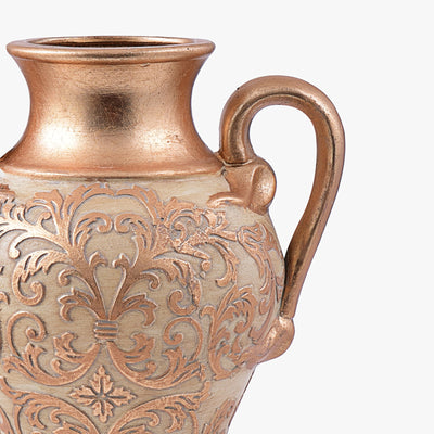 VINTAGE STYLE EMBOSSED STANDARD VASE