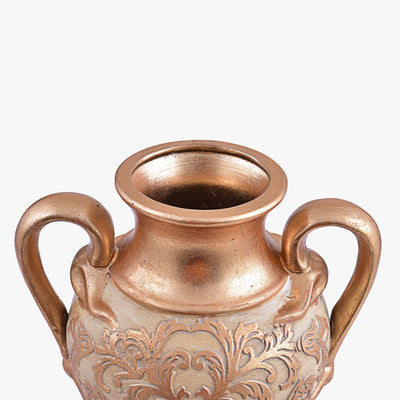 VINTAGE STYLE EMBOSSED STANDARD VASE