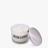 LUXE ISLAND WHITE COTTON 3 WICK CANDLE