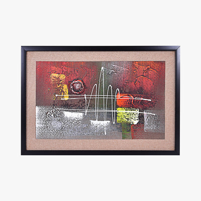 PRISMATIC COSMOS ABSTRACT FRAMED ART