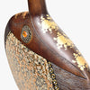 CARVED OAK SIENNA WOODEN VASE