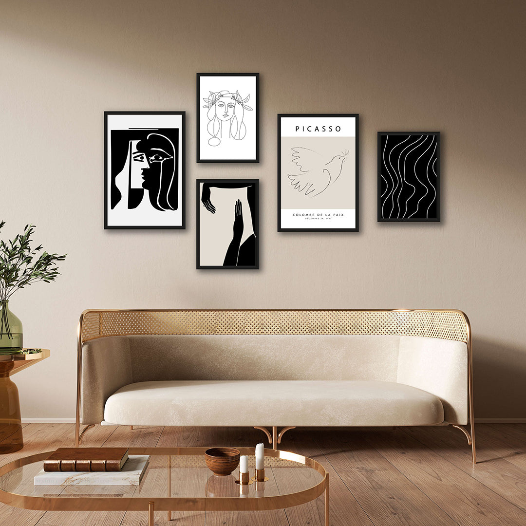 Abstract Redemption Framed Wall Gallery Set