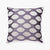 Raised Design Faux Jute and Silk Cushion Cover