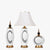 AMERICAN RETRO DESIGN LAMP AND VASES SET