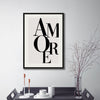 Amore Typography Art