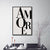 Amore Typography Art