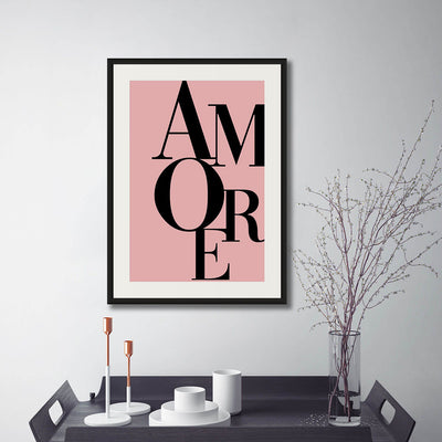 Amore Fairy Typography Art