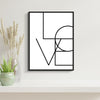 Love Overlapping Typography