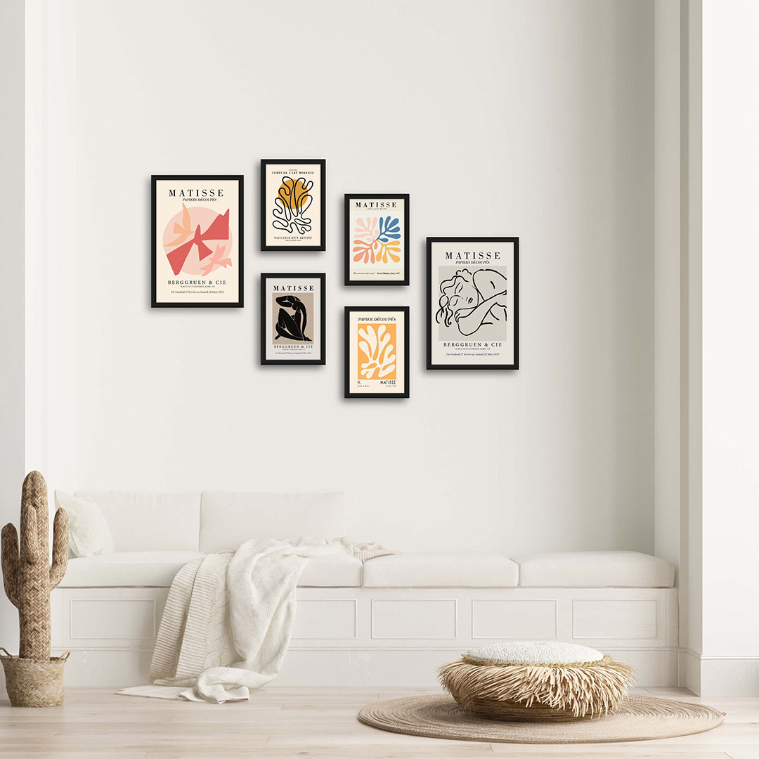 Matisse Cutouts Inspired Wall Gallery Set