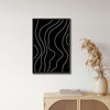 Wavy Lines Abstract Art