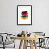 Kitchen / Dining Stacked Bowls Glass Art